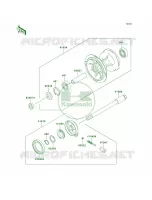 Front Hub pour Kawasaki KLX300R 1999