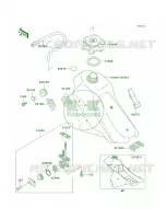 Fuel Tank pour Kawasaki KLX300R 1999