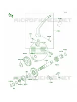 Kickstarter Mechanism pour Kawasaki KLX300R 1999