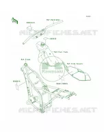 Labels pour Kawasaki KLX300R 1999