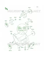Reflectors pour Kawasaki KLX300R 1999