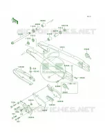 Swingarm pour Kawasaki KLX300R 1999