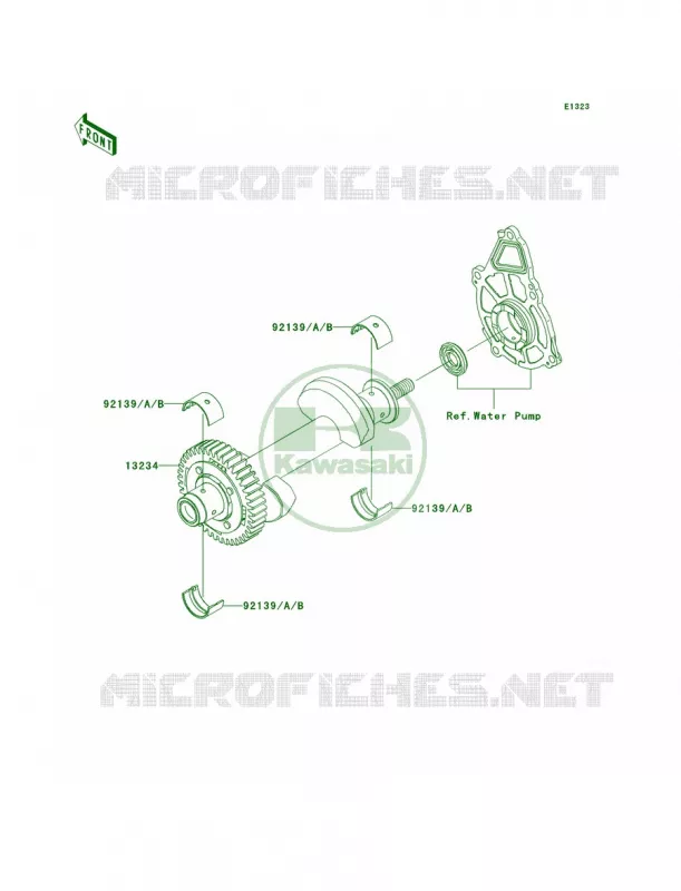Balancer Kawasaki MOTOS 650 2009 Versys   KLE650A9F