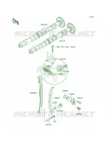 CamshaftsTensioner pour Kawasaki Z1000  2009