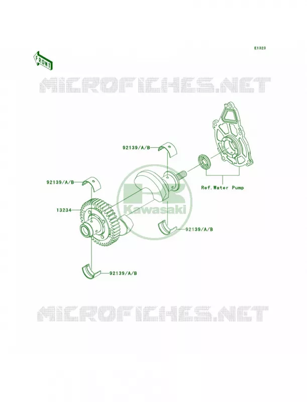 Balancer Kawasaki MOTOS 650 2008 Versys   KLE650A8F