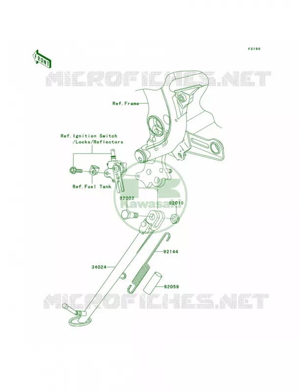 Stands Kawasaki MOTOS 650 2007 Ninja 650R  EX650A7F
