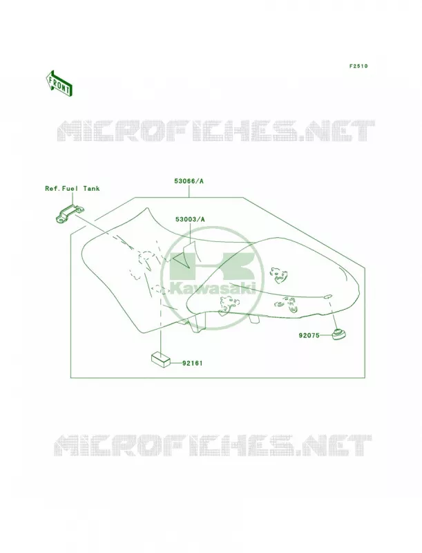Seat Kawasaki MOTOS 650 2007 Versys   KLE650A7F