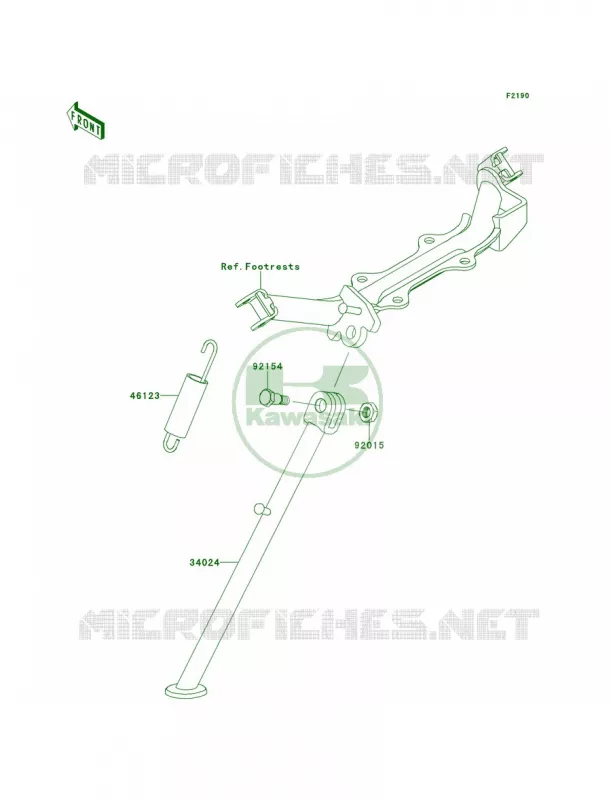 Stands Kawasaki MOTOS 110 2013 KLX110L  KLX110DDF