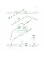 Cables pour Kawasaki KLX300R 1997