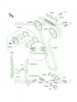 CamshaftsTensioner pour Kawasaki KLX300R 1997