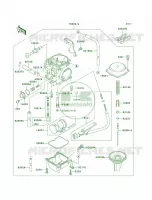 Carburetor pour Kawasaki KLX300R 1997