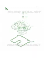 Cylinder Head Cover pour Kawasaki KLX300R 1997