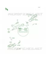 Footrests pour Kawasaki KLX300R 1997
