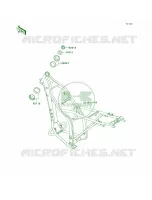 Frame pour Kawasaki KLX300R 1997