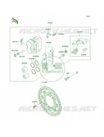 Front Brake pour Kawasaki KLX300R 1997
