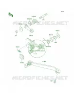 Gear Change Mechanism pour Kawasaki KLX300R 1997