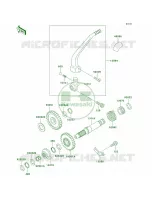 Kickstarter Mechanism pour Kawasaki KLX300R 1997