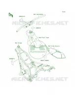 Labels pour Kawasaki KLX300R 1997