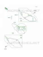 Side Covers pour Kawasaki KLX300R 1997