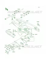 Swingarm pour Kawasaki KLX300R 1997