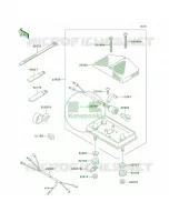 Taillights pour Kawasaki KLX300R 1997