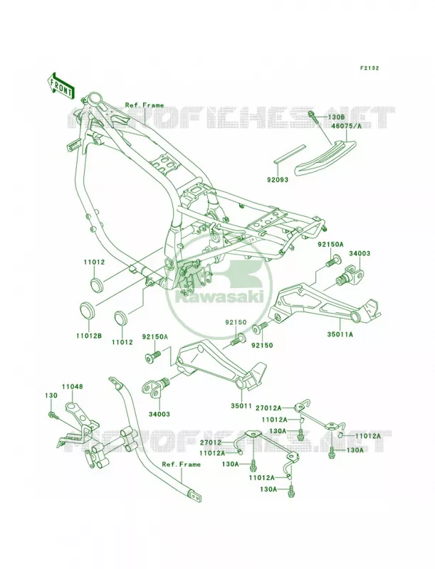 Battery Case Kawasaki MOTOS 1100 1995 GPZ 1100  ZX1100-E1