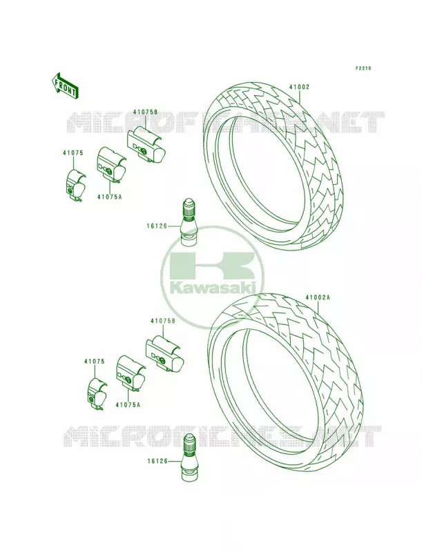 Tire Kawasaki MOTOS 750 1992 Zephyr 750  ZR750-C2
