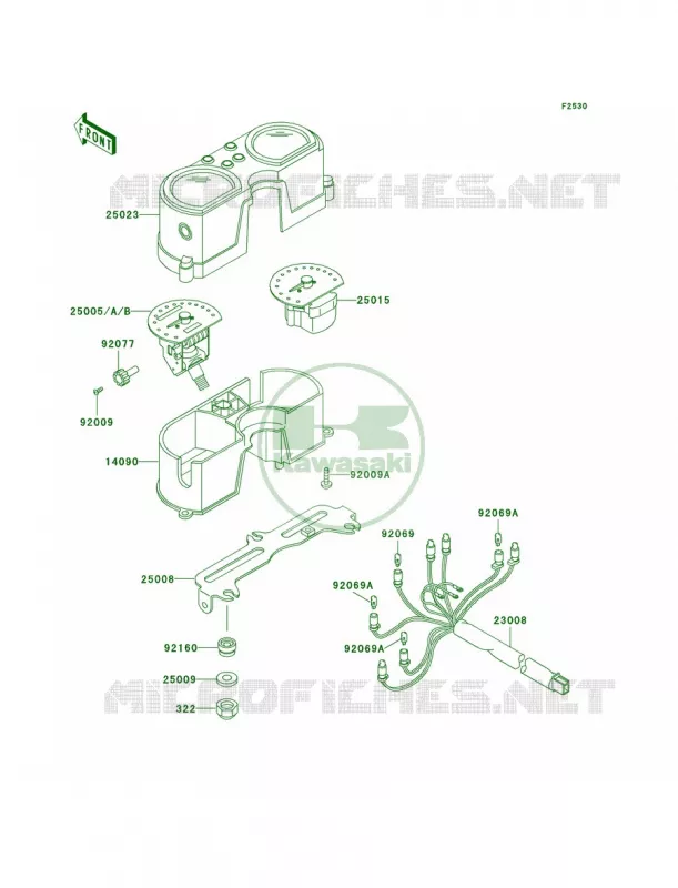Meters Kawasaki MOTOS 650 1995 KLX650   KLX650-C3