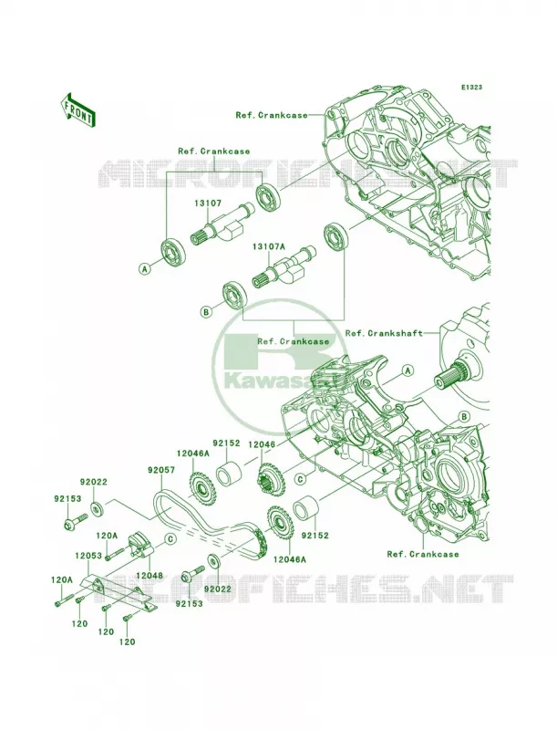 Balancer Kawasaki MOTOS 1700 2013 Vulcan 1700 Vaquero  VN1700JDFA